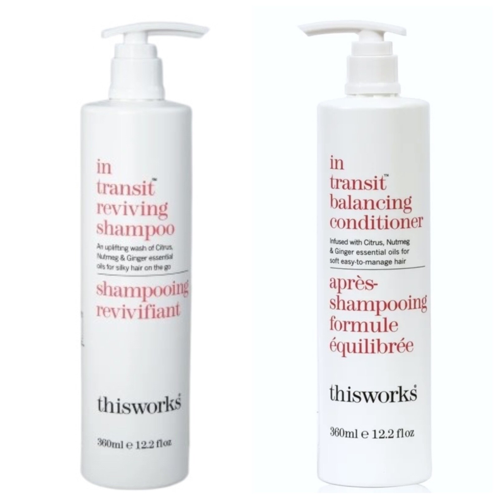Marriott ThisWorks Shampoo & Conditioner  Set 12.2oz New