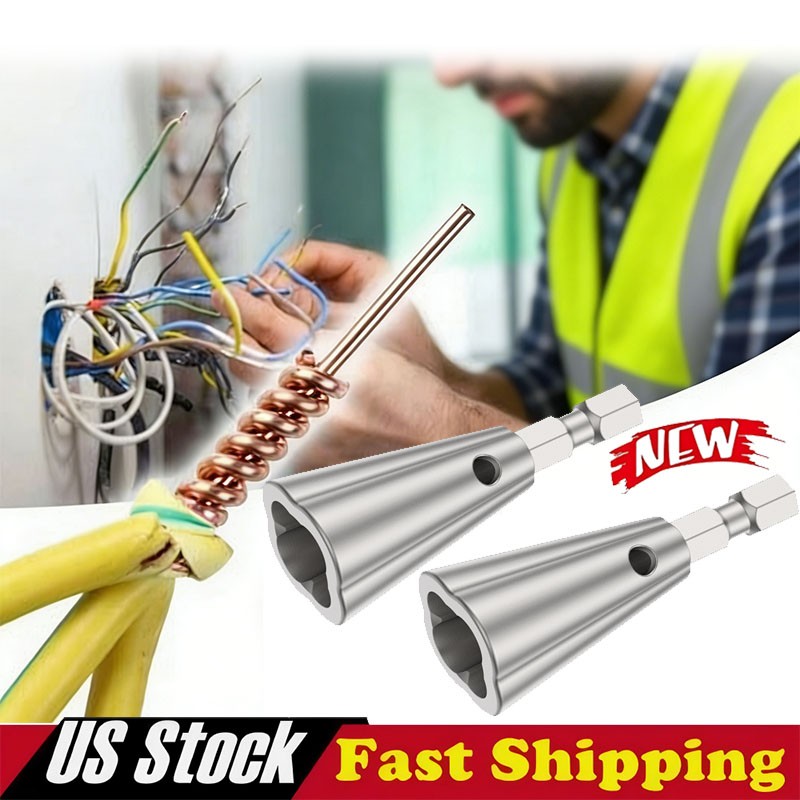 Wire Stripping&Twisting Tool Electrical Drill Wire Stripper Cable Nut Twister S