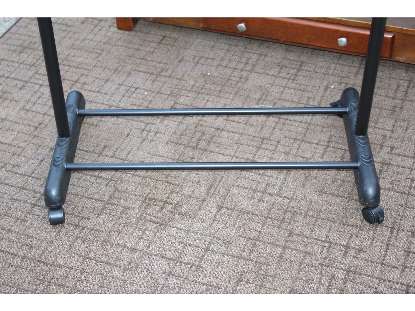 Plastic base Light Duty Garment Rack on Wheels