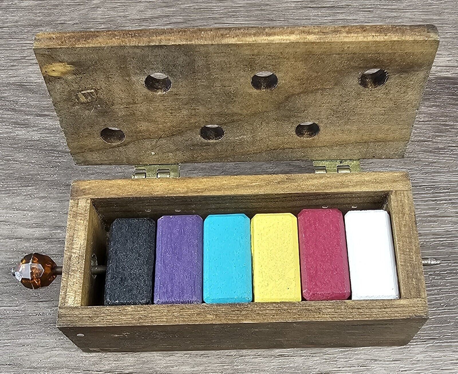 Wood Color Block Escape by Crows Castle Magic Mentalism Trick