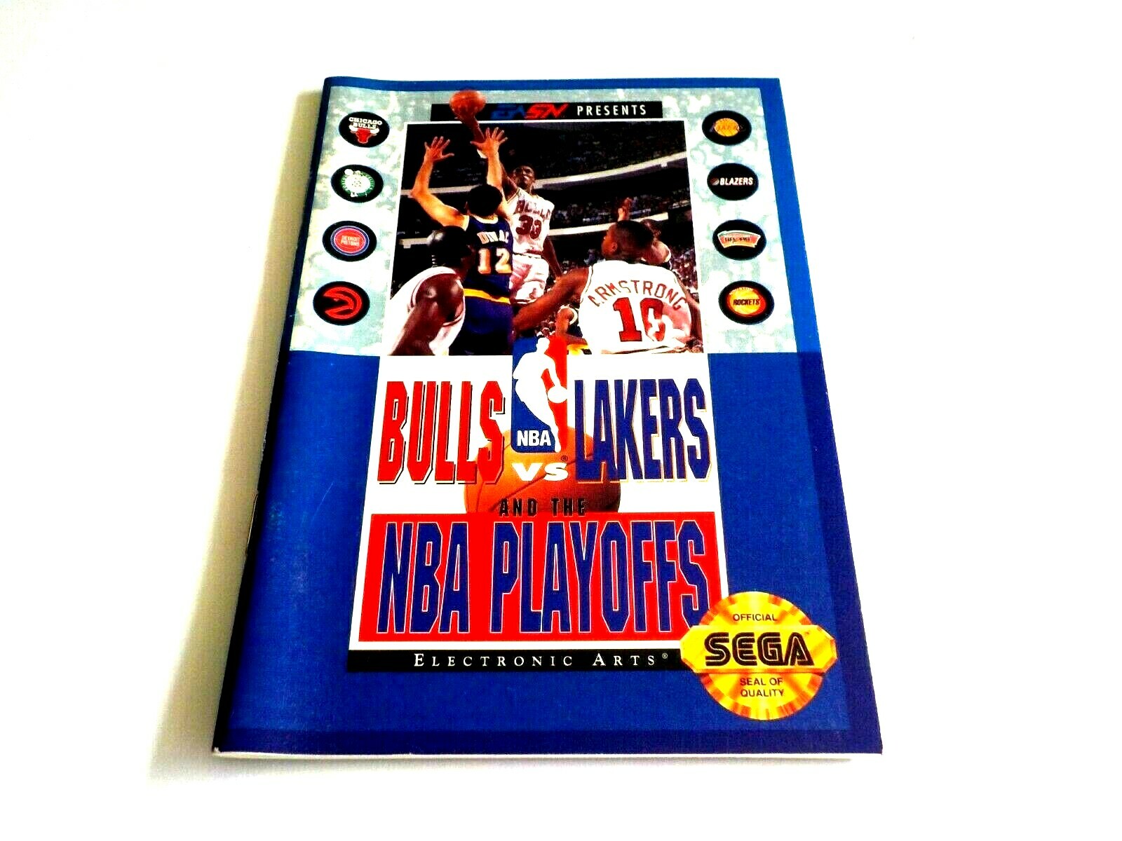 Sega Genesis Bills vs Lakers and the NBA Playoffs Instruction Manual Only