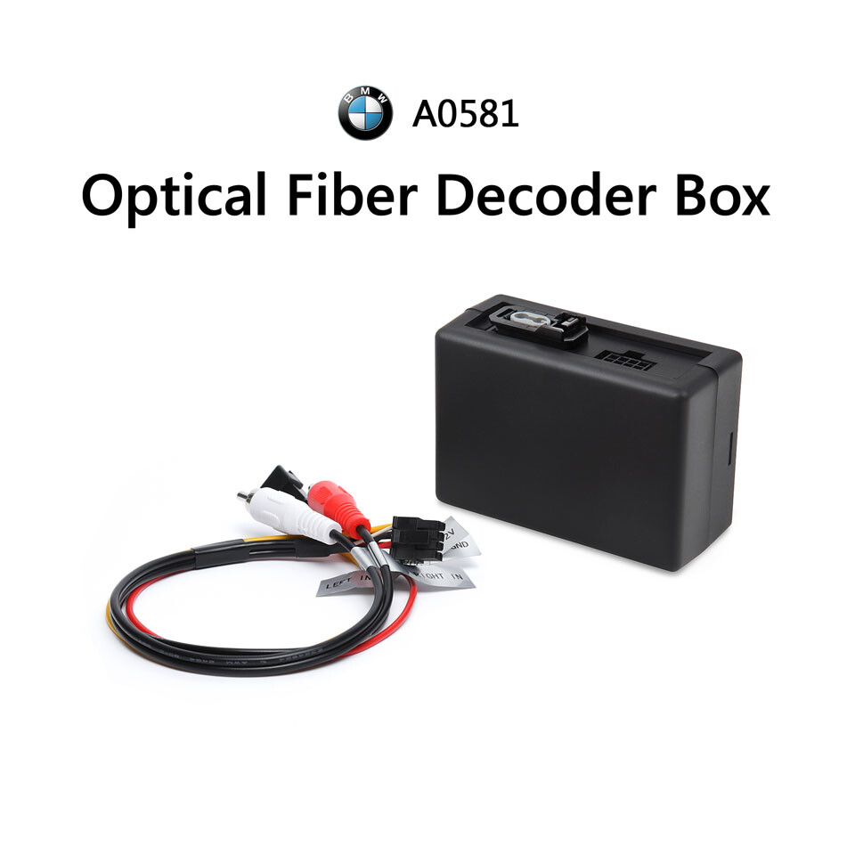 Optical Fiber Decoder Box For BMW 3 Series E90-E93 M3 Car Stereo OEM E92 A0581 W