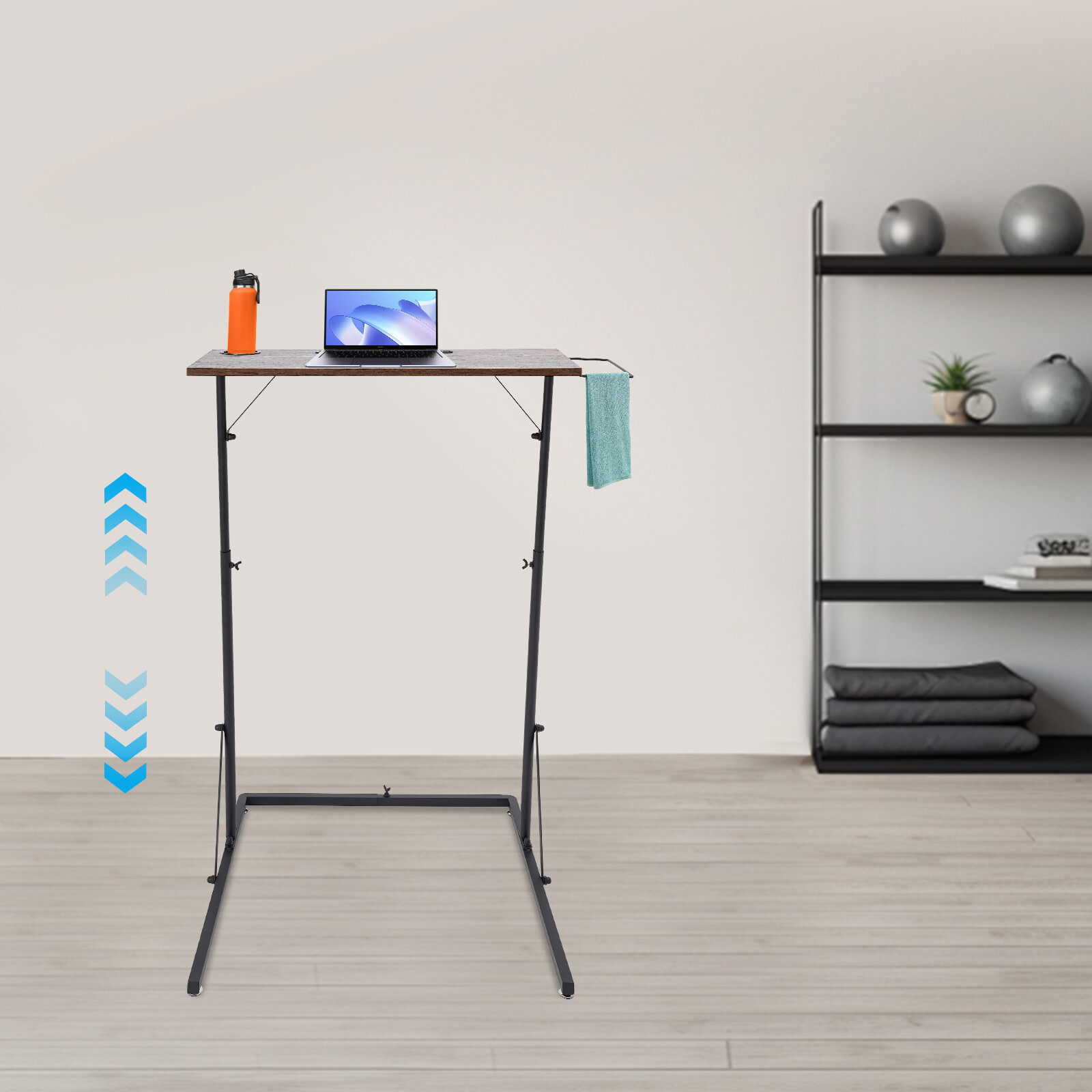 Adjustable Bike Trainer Fitness Desk Standing Desk for Indoor Cycling Trainer