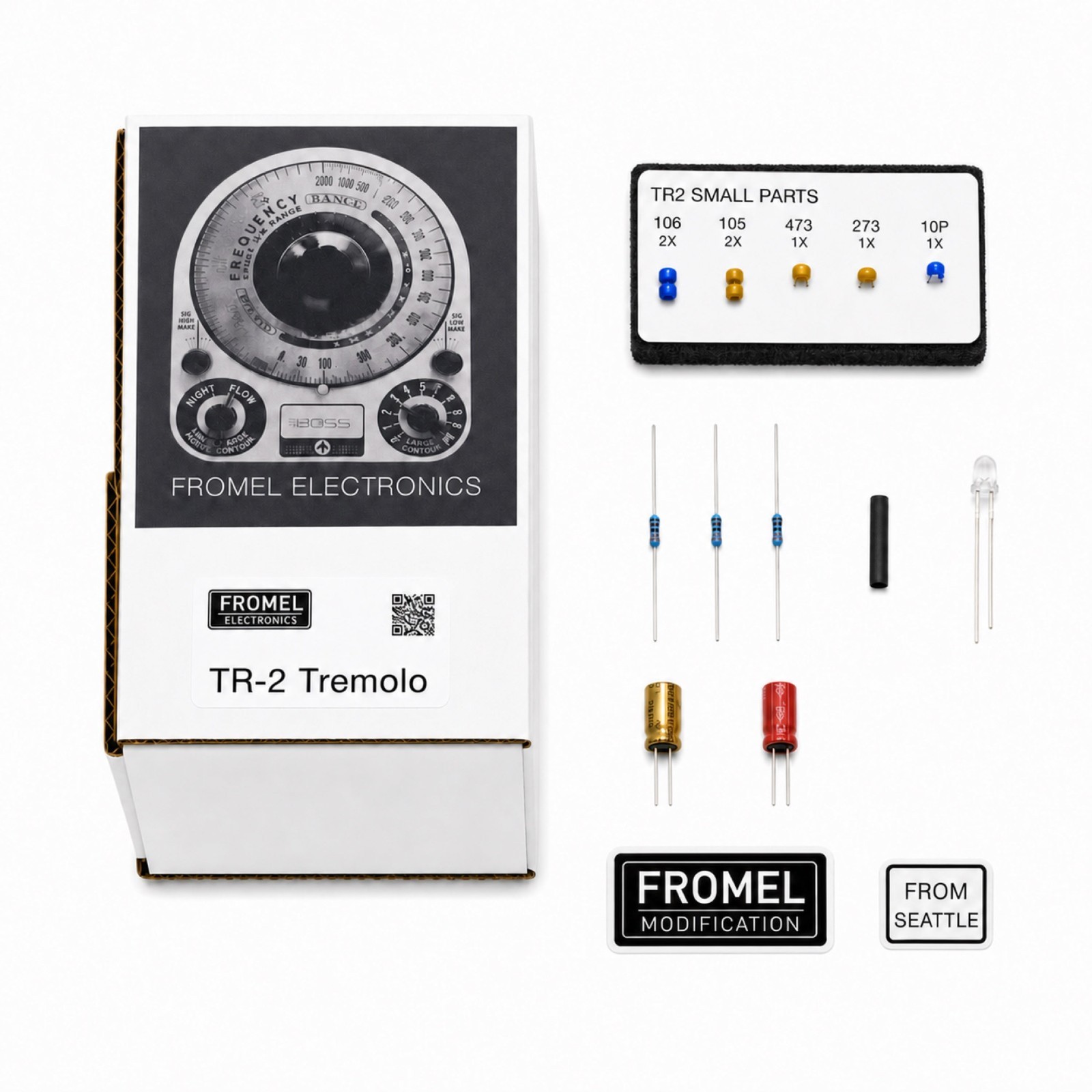 Fromel Supreme Mid Kit for Boss TR-2 Tremolo Pedal