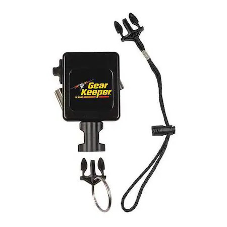 GEAR KEEPER RT3-7512 Instrument Retractor, 42in L, Black, 3/4 lb