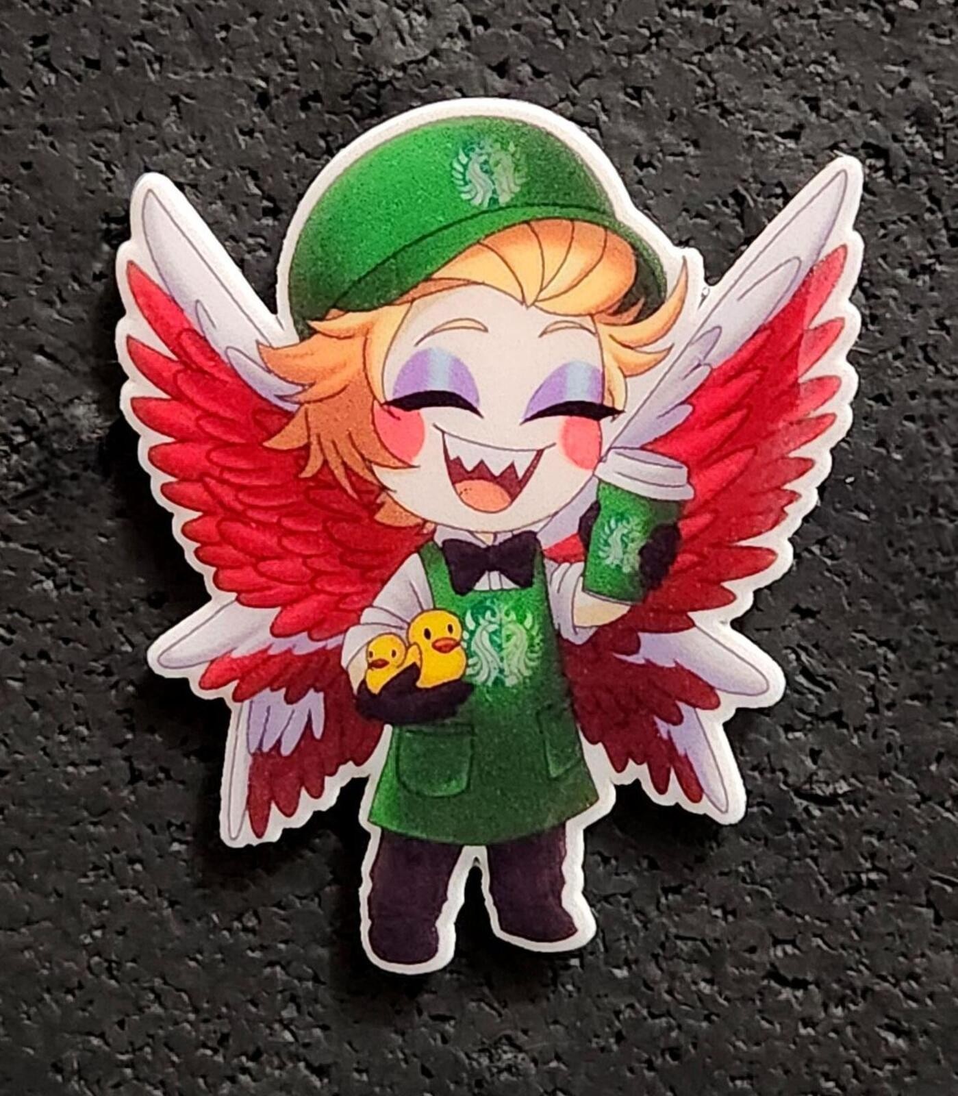 Lucifer barista pin - Hazbin Hotel