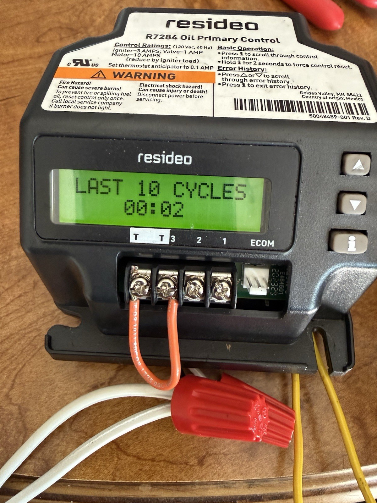 1-(used) R7284 Oil Primary Control