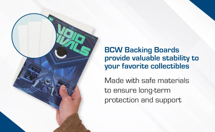 BCW (New) 50 Pack - Current/Modern Size Comic Book Board & THICK Bag Set