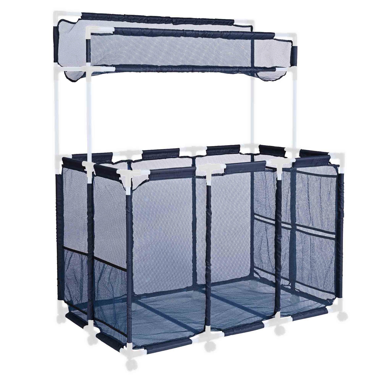 Yescom Mesh Cover Replacement Mesh Pool Storage Bin XX-Large Double Decker Blue