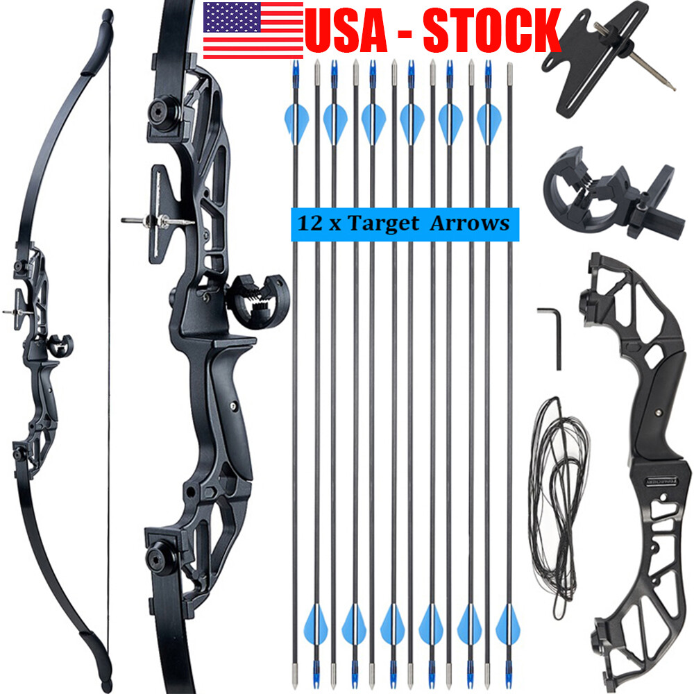 TOPARCHERY 54" Takedown Recurve Bow for Right Hand Target Practice Hunting Bow