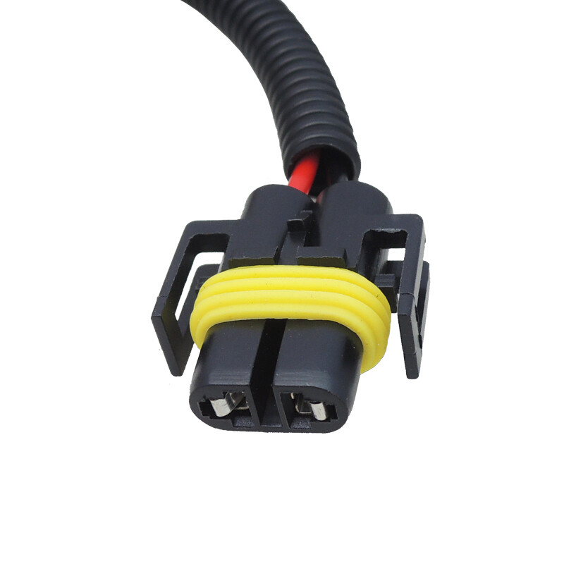 4pcs H11 H8 H9 Fog Light Extension Wiring Harness Socket Cable Connector Adapter