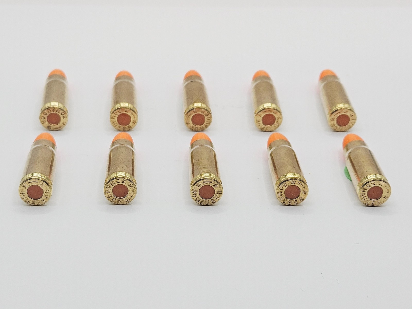 30 Mauser Snap caps Training Rounds - Pack of 10