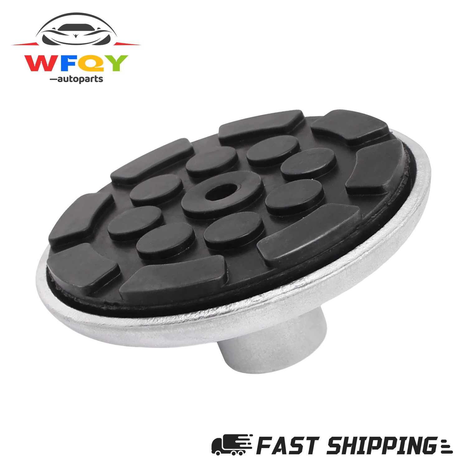 New Pad (1 1/2" Peg) Round Lift Pad With Rubber For Atlas Automotive Equipment