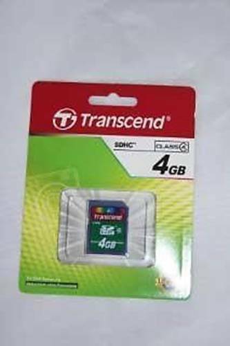 NEW Transcend 4GB SD CARD SDHC Memory Card