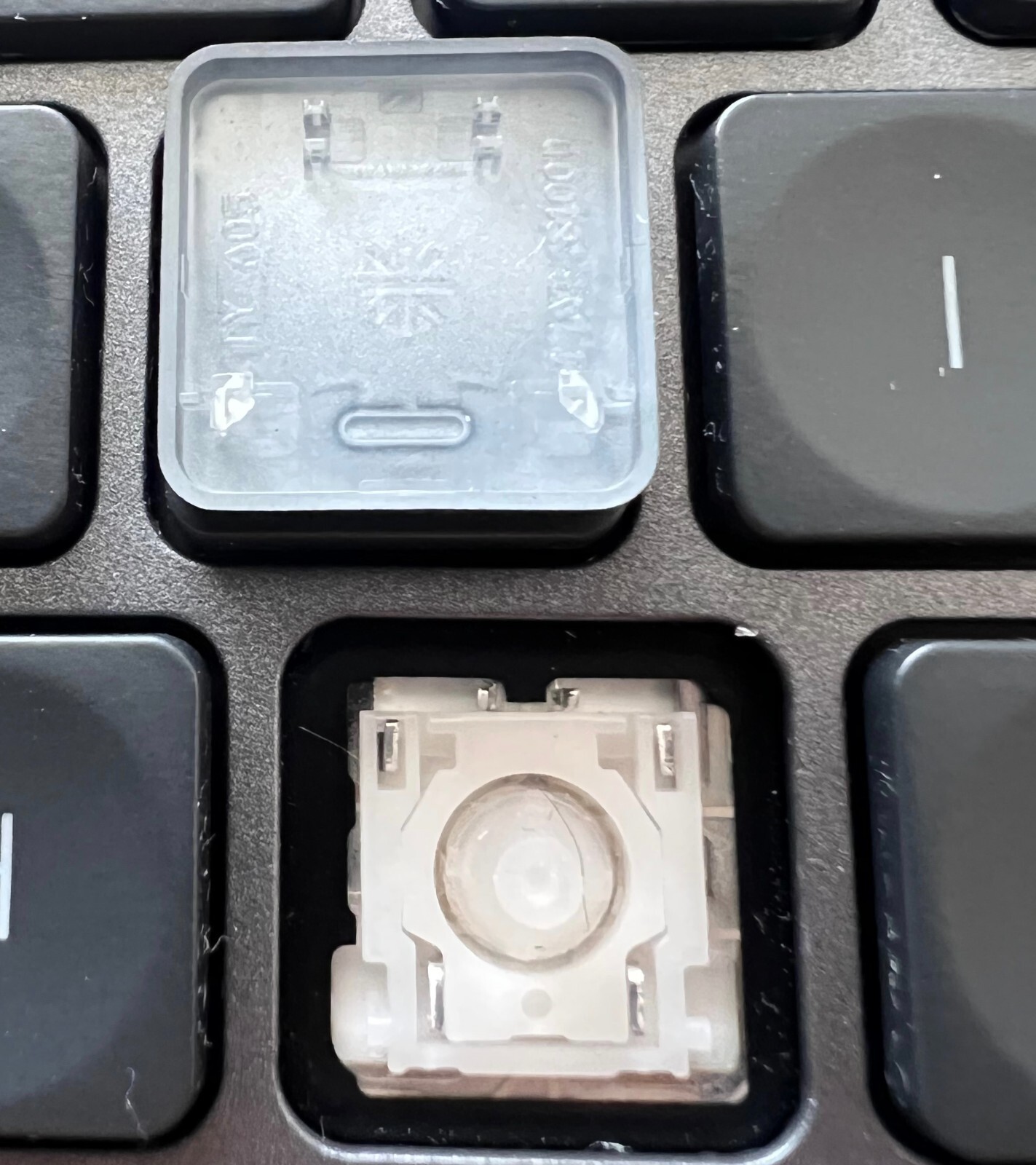 Logitech MX Keys Mini GRAPHITE REPLACEMENT KEYBOARD KEYCAPS KEYS (YR0084)
