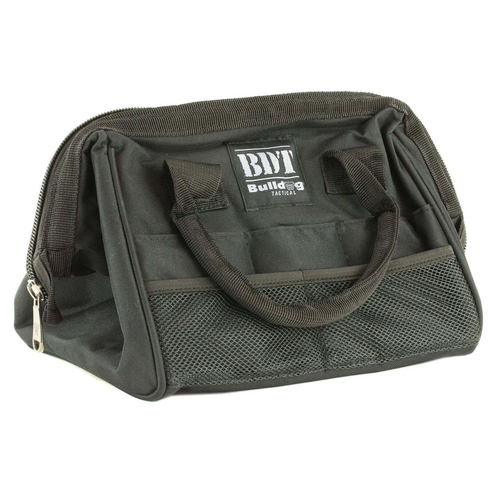 Bulldog Ammo/Accessory Metal Zippers Bag w/Internal Pockets Black BDT405B
