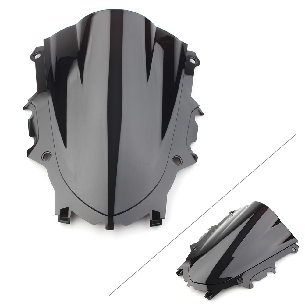 for Yamaha Windshield Windscreen Wind Deflector YZF-R3 R3 2019-2023 Black USA