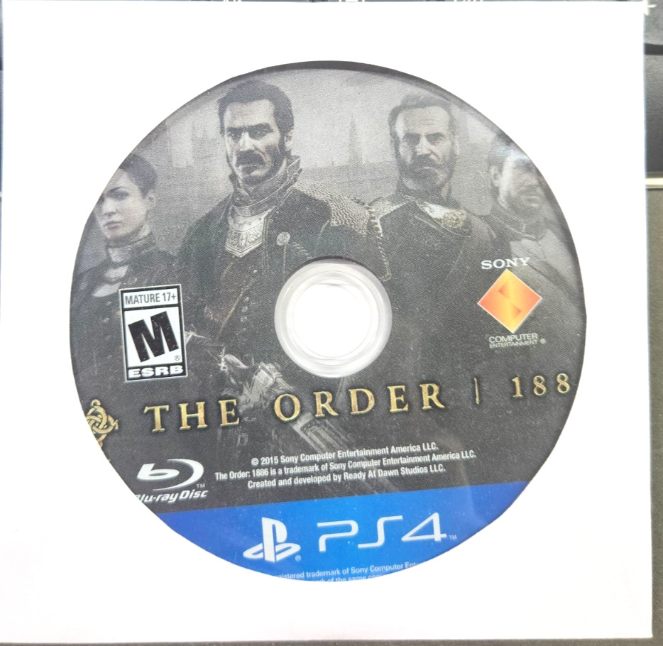 The Order: 1886 (PS4) Playstation 4 Disc Only!!