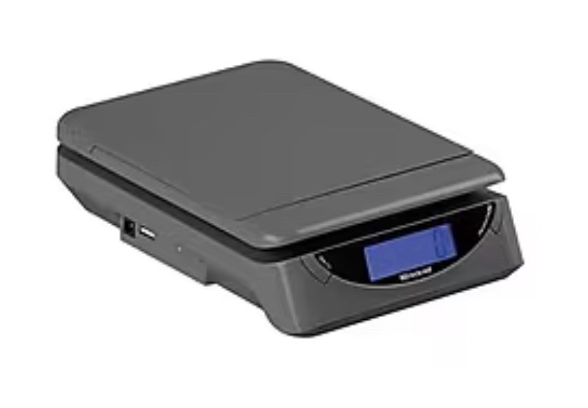 Brecknell PS25 LED Electronic Postal Scale 25Ib Capacity Grey PC Interface New