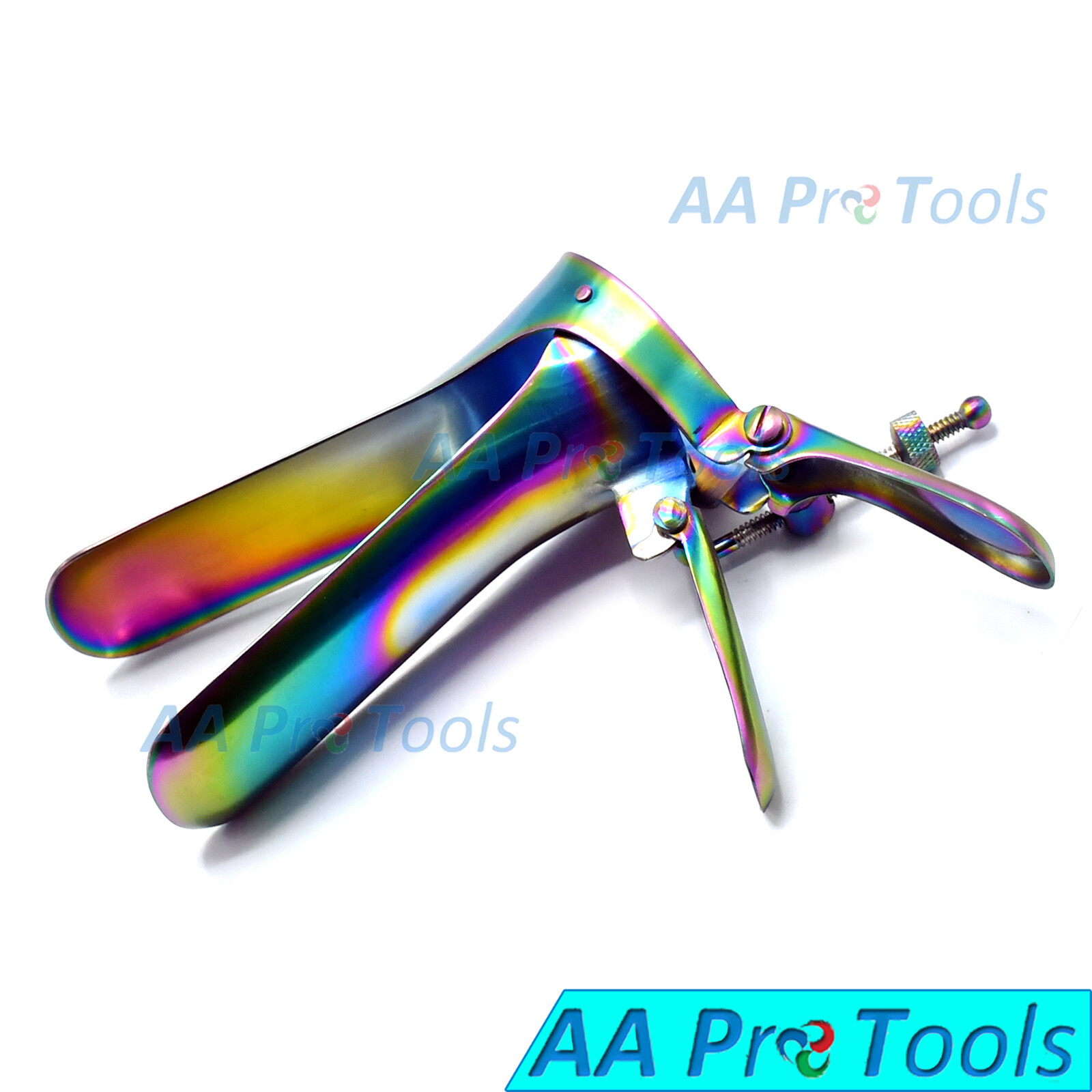 AAPRO Multi-Titanium Color CUSCO Anal Vaginal Dilation Speculum Medium A+Quality