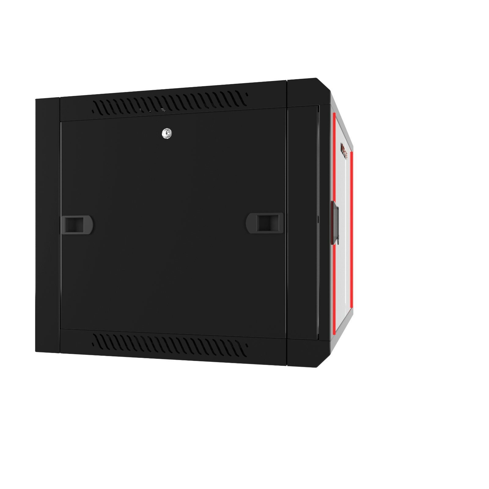 Server Rack 9U Wall Mount Cabinet Locking Networking Data Enclosure Glass Door
