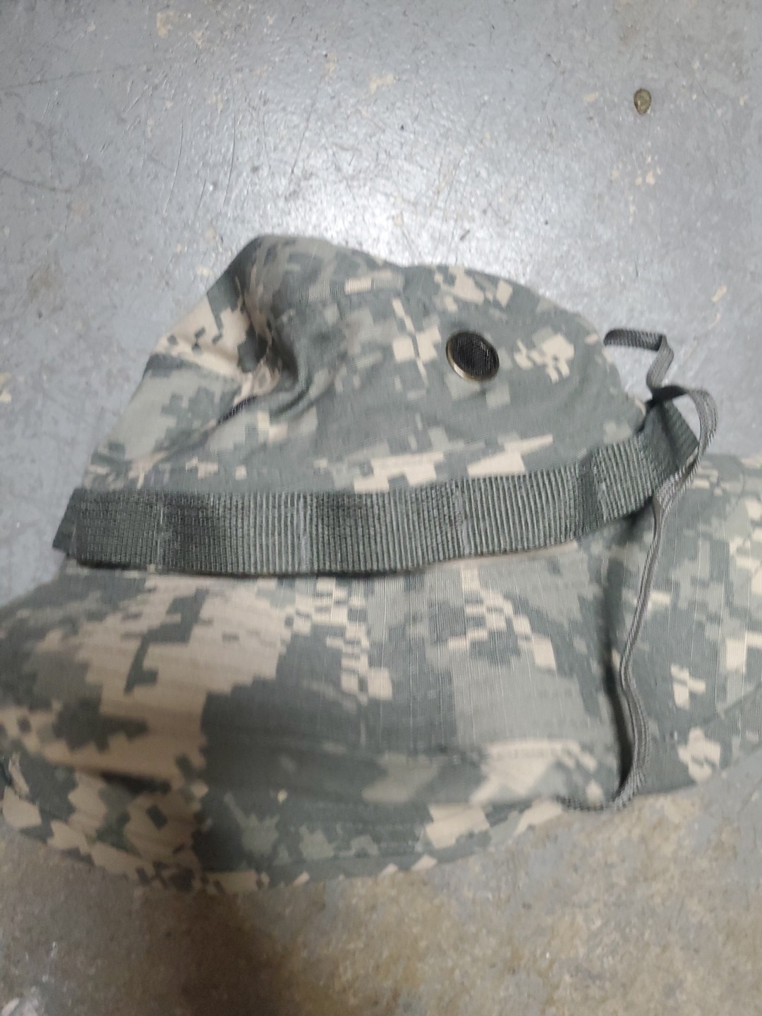Acu Digital Army  Combat Sun Hat Bonnie Cap Size 6 7/8 New