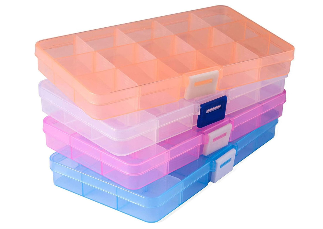 15 Girds Bead Organizer(4 Pack)