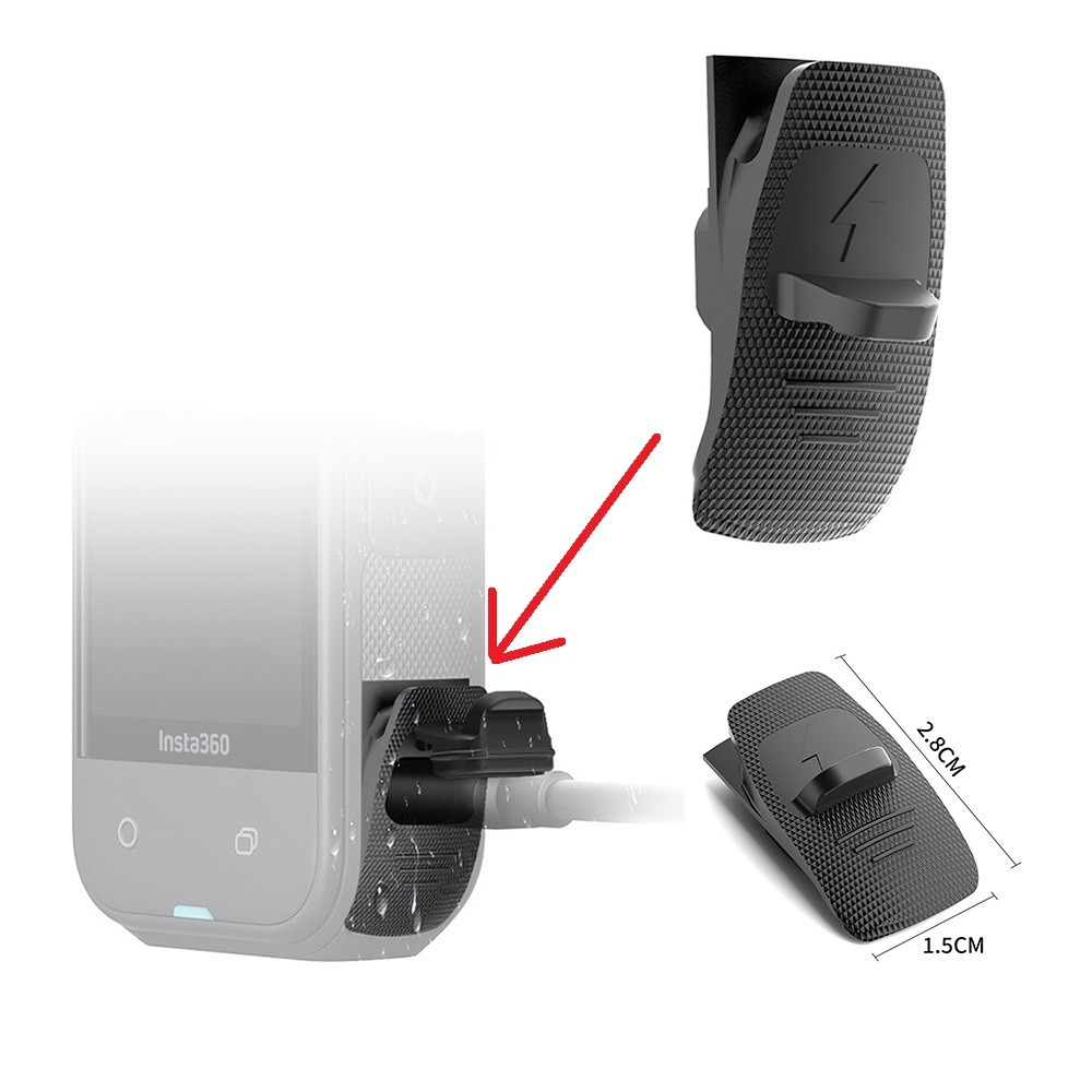 For Insta360 X5 Camera USB Charging Side Cover Splashing Proof Battery Cover
