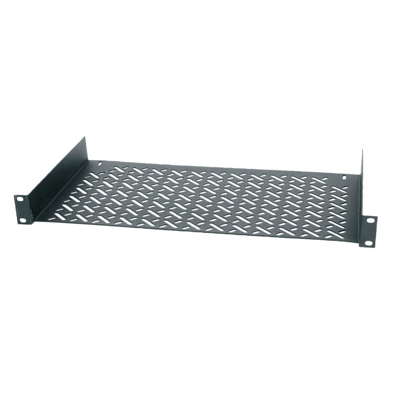 (NEW) Middle Atlantic UTR1 1SP Universal Half Rack Shelf T Black