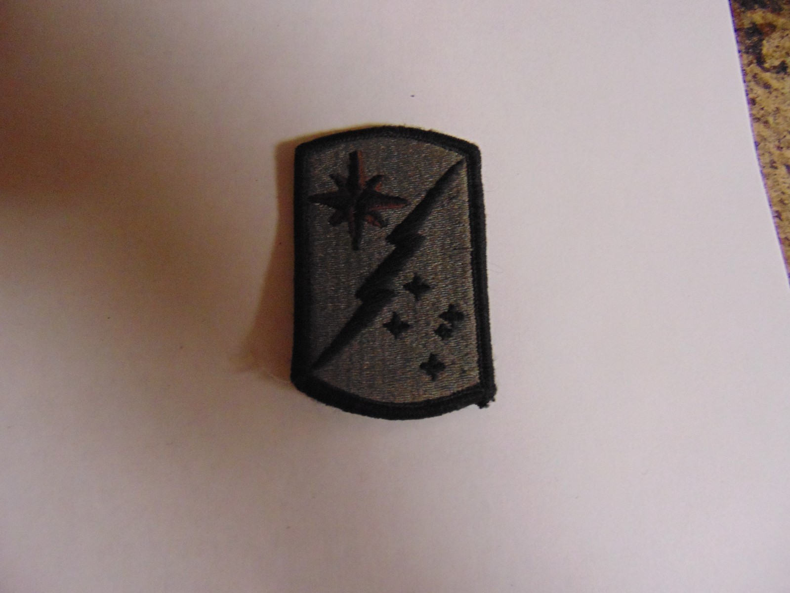 PATCH MILITARY SHOULDER HOOK BACK FOR ACUS 45TH SUSTAINMENT BRIGADE