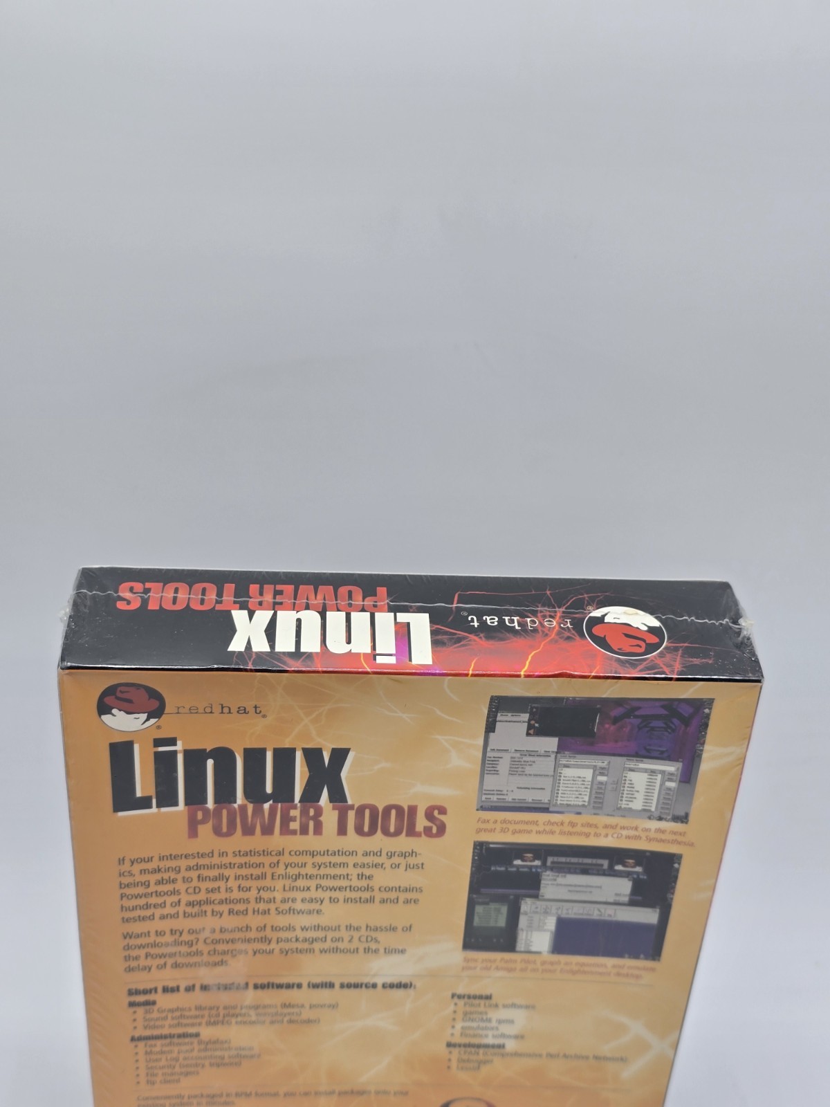 Red Hat Linux Power Tools Factory Sealed Big Box PC Software Sybex Vintage 1999