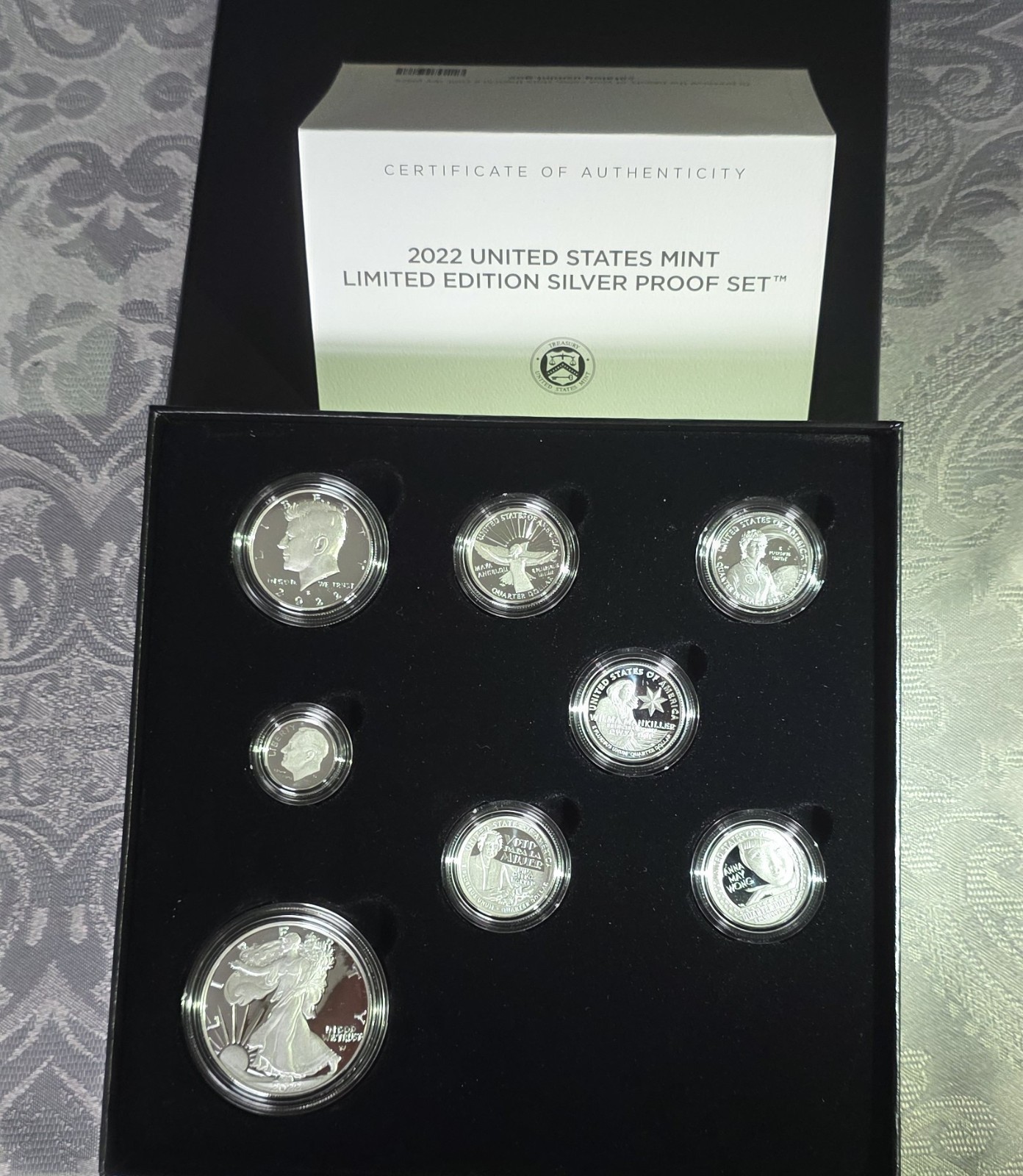 2022 US MINT LIMITED EDITION SILVER PROOF SET /OGP/COA