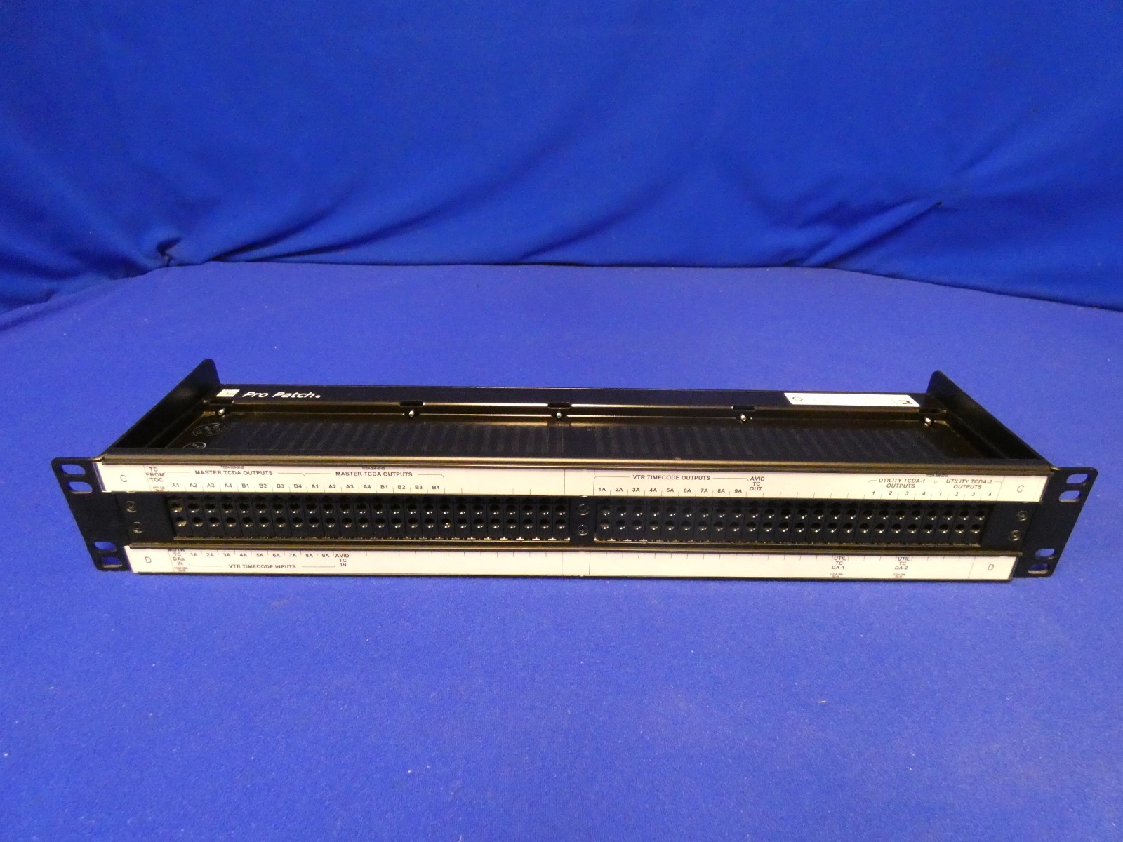 ADC PPP1248-E3-HN-S 96-Point Programmable Audio Pro Patchbay (Half-Normalled)