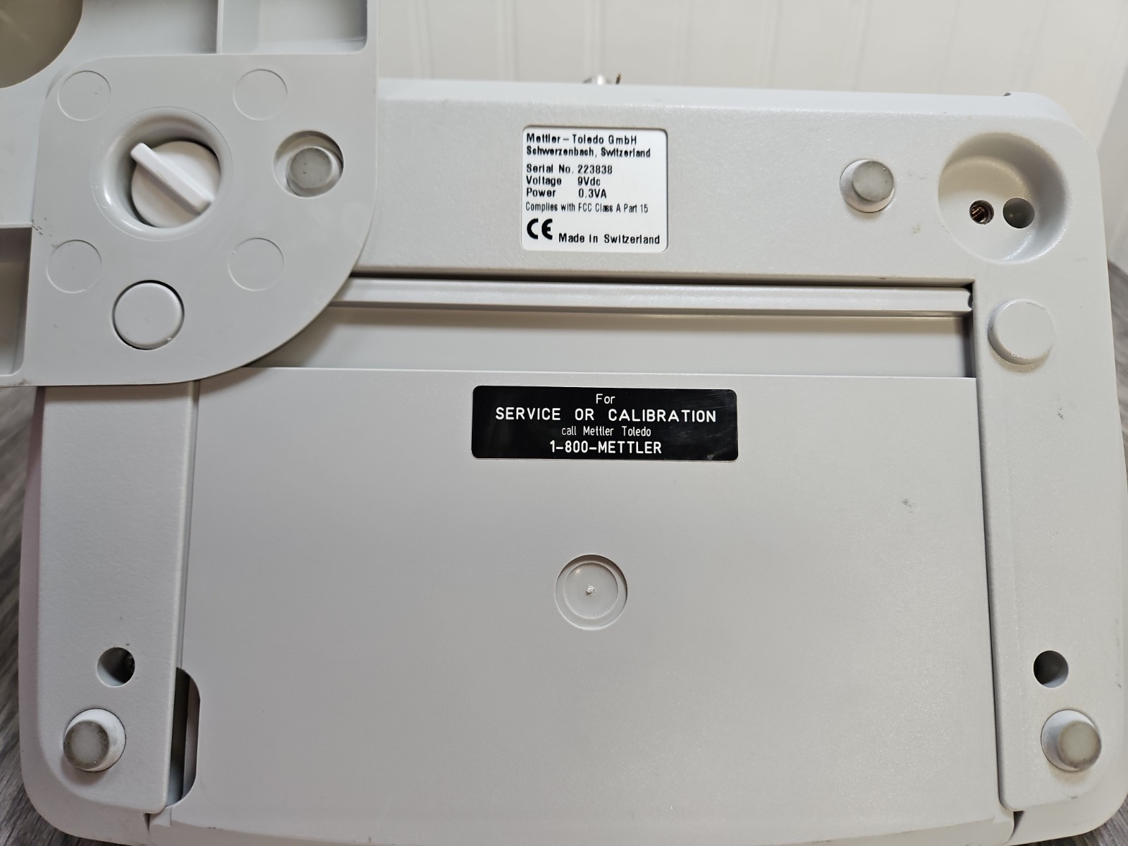 Mettler Toledo MP220 basic pH bench meter NO Power Cord