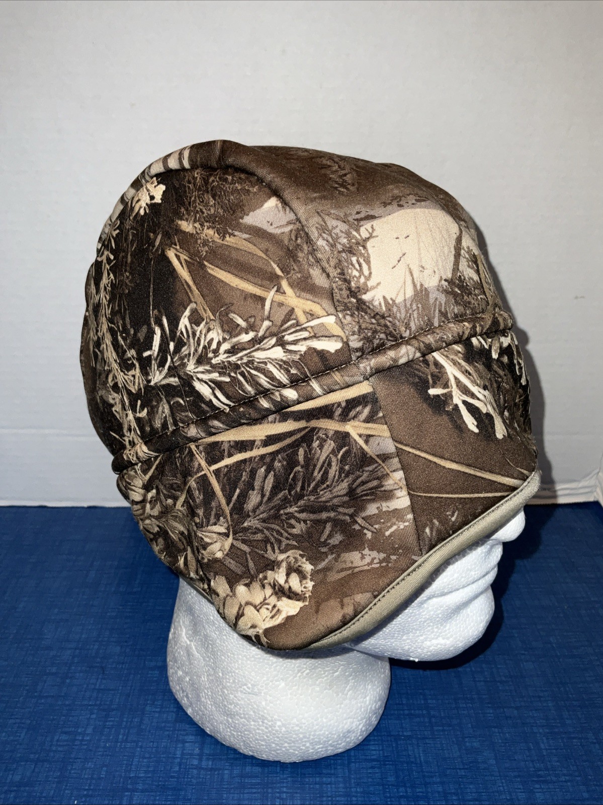 Huntworth Men's Camouflage Blaze Orange Fleece Lined Beanie One Size Hat Hunting
