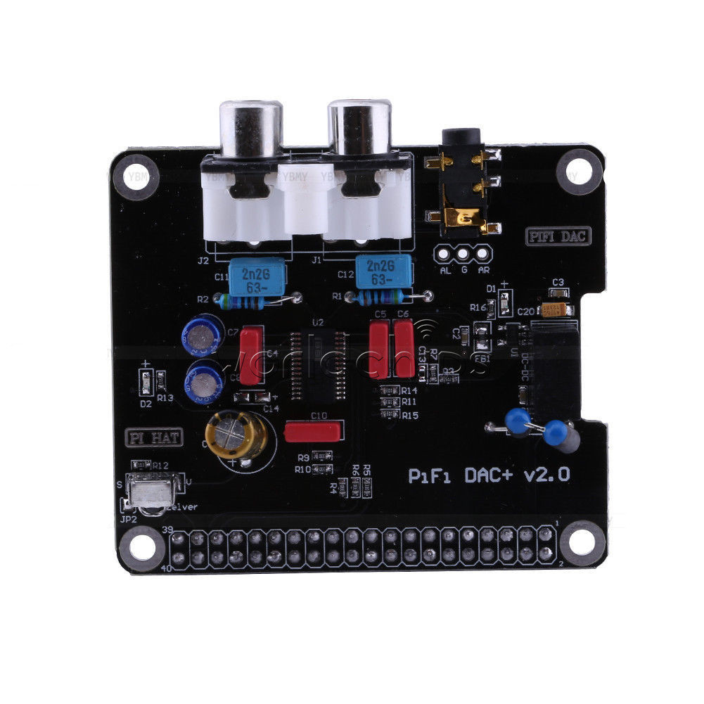 PCM5122 HIFI DAC Audio Sound Card Module I2S interface fr Raspberry Pi 2 B+