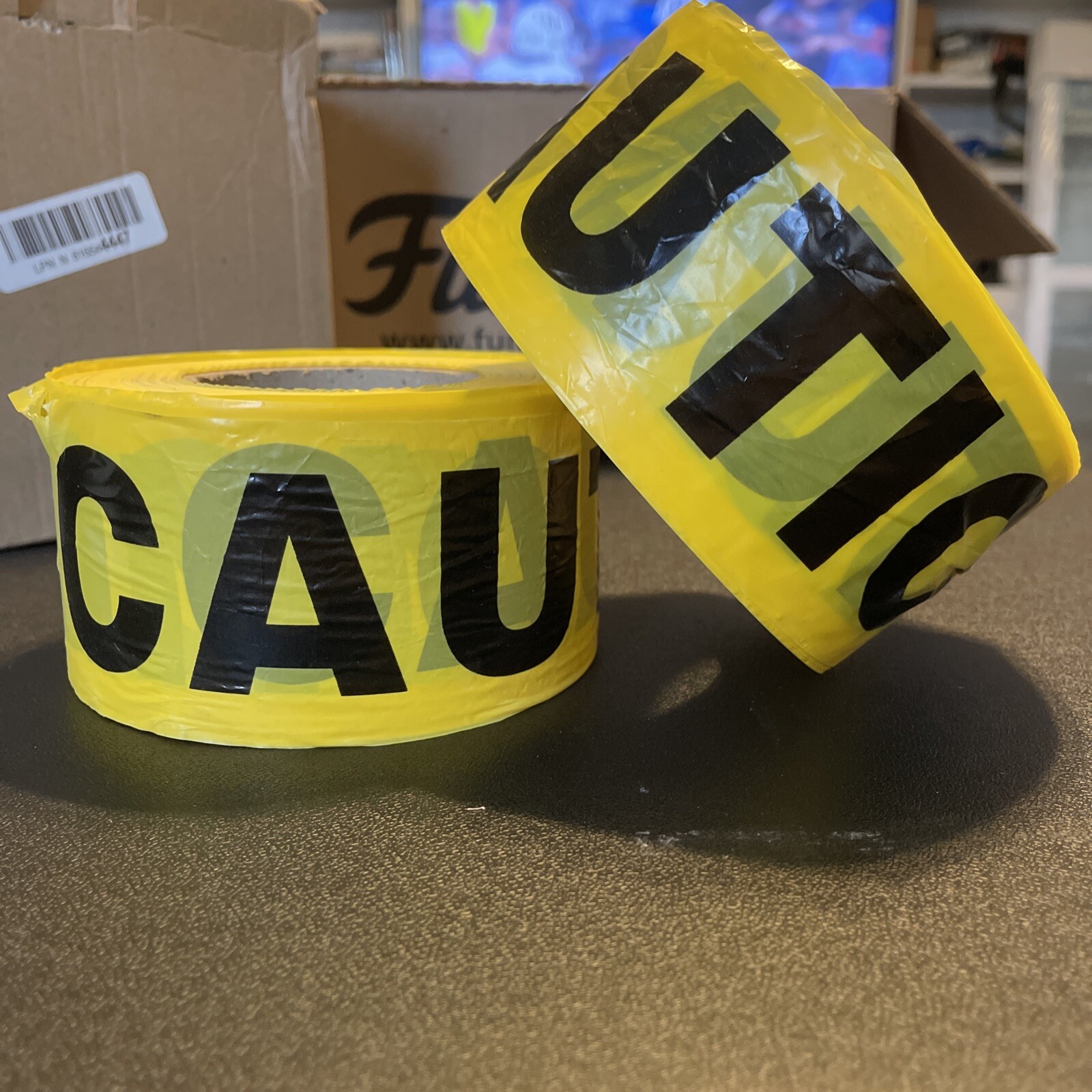 Lot, 2 Rolls Caution Of Caution Tape