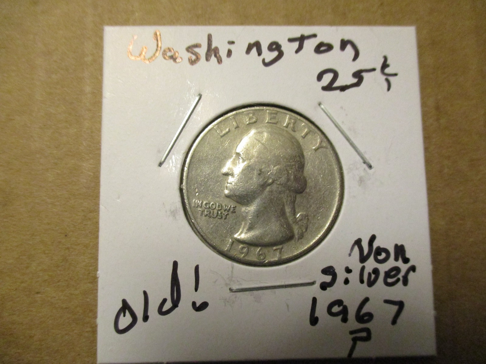 1967-P, Washington Quarter Non-Silver, #77