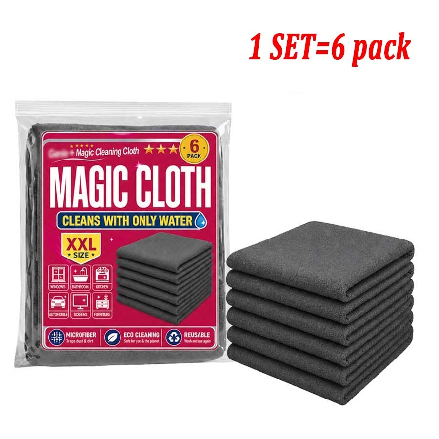Genie Magic Cleaning Cloth 6-18Pack,Microfiber Cleaning Cloths ,Reusable