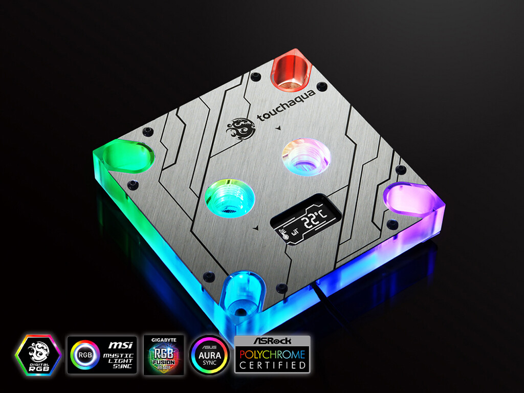 Bitspower CPU Block Summit MS OLED For Intel Platform BPTA-CPUMS-OLED