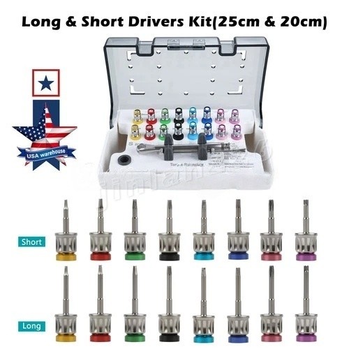 Universal Implant Prosthetic Kit Dental Torque Wrench Screwdriver Hand Driver