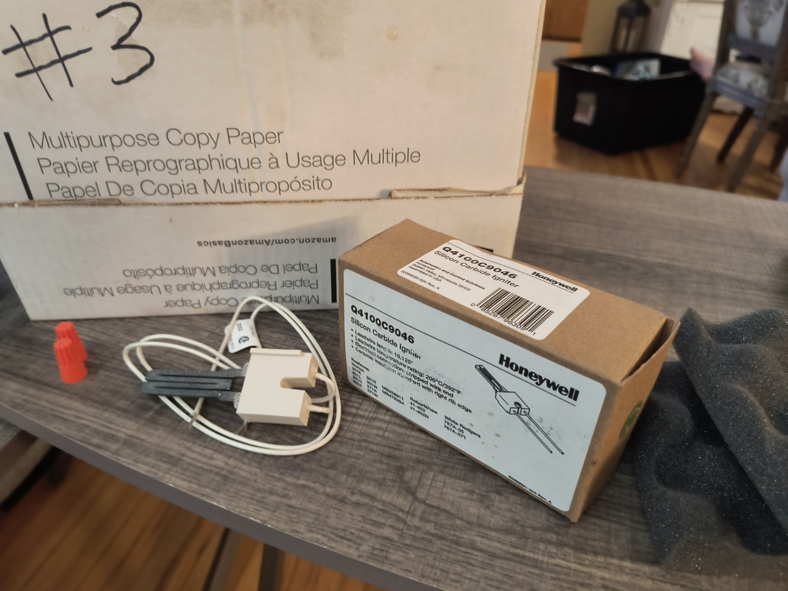 New Resideo Honeywell Q4100C9046 Hot Surface Igniter Silicon Carbide Furnace