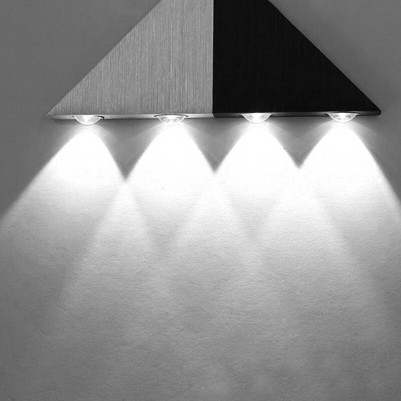 Dimmable/N LED Wall Light Fixture Corridor Indoor Triangle Lamp Surface Mounted