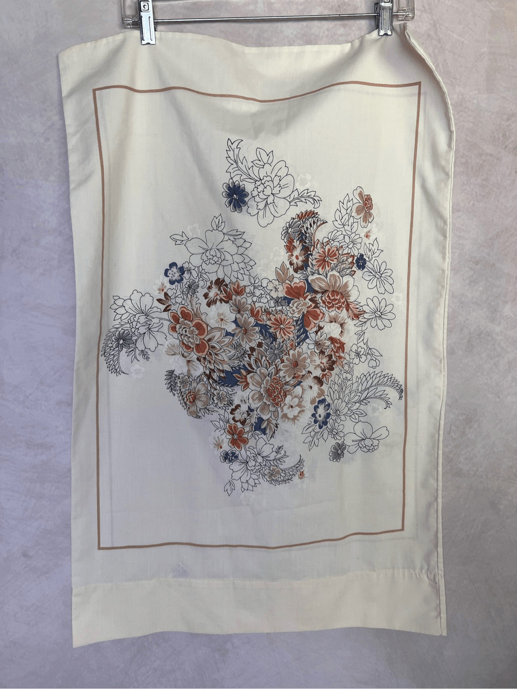Vintage Floral Pillowcase