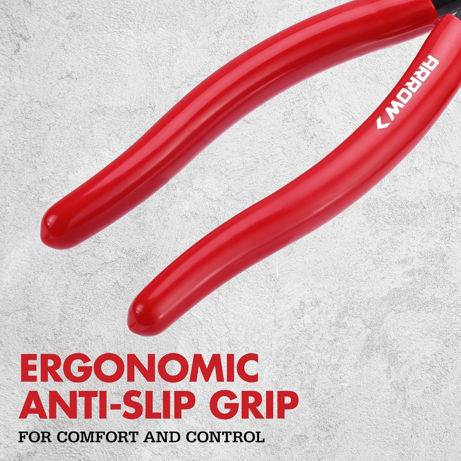 ARROW 7" Precision Wire Cutters, Precision Flush Cut Diagonal Pliers | Spring Lo