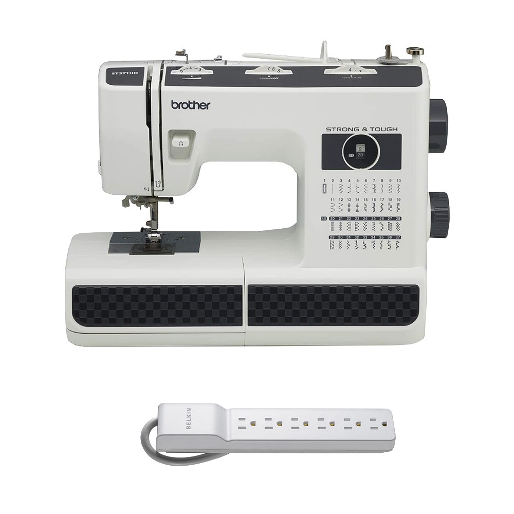 Brother ST371HD Strong and Tough Sewing Machine w/ 6-Outlet Surge Protector
