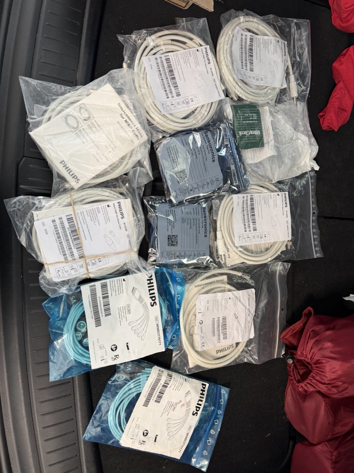 Phillips HeartStart MRX Cardiac Monitor Supplies (All New) New In Sealed Packs