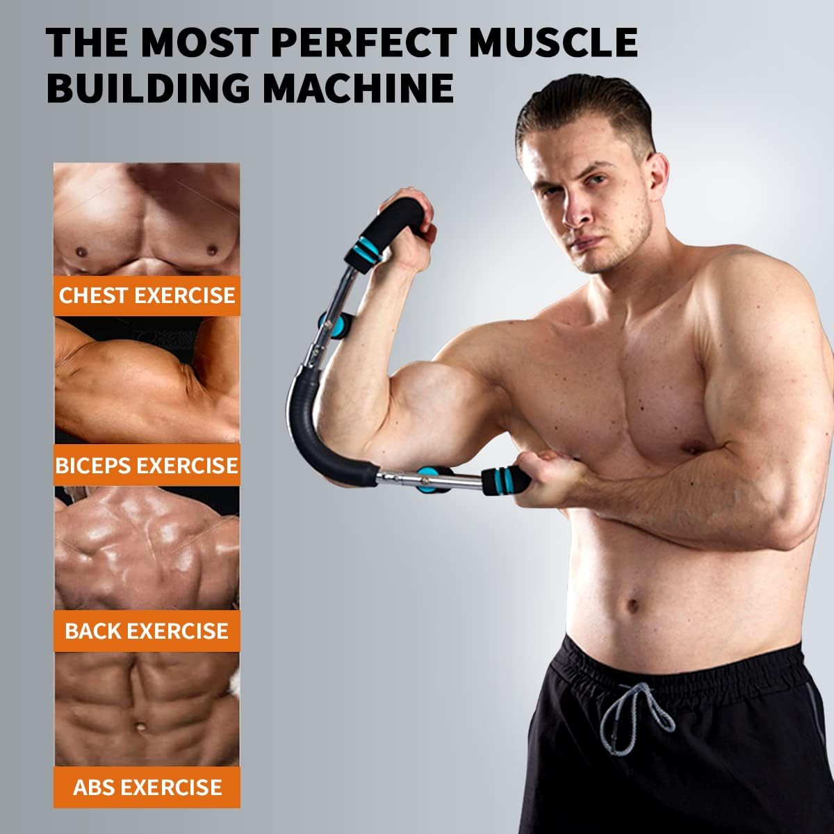 Twister Arm Trainer, Chest Workout Equipment Exerciser for Men, Adjustable Arm a