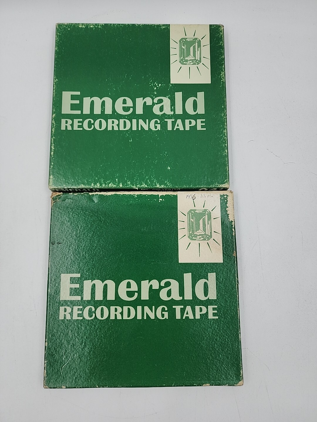 Emerald Recording Tape 1/4” 1800/2400 Ft 041 051 Vintage Lot of 2 Woods & Berry