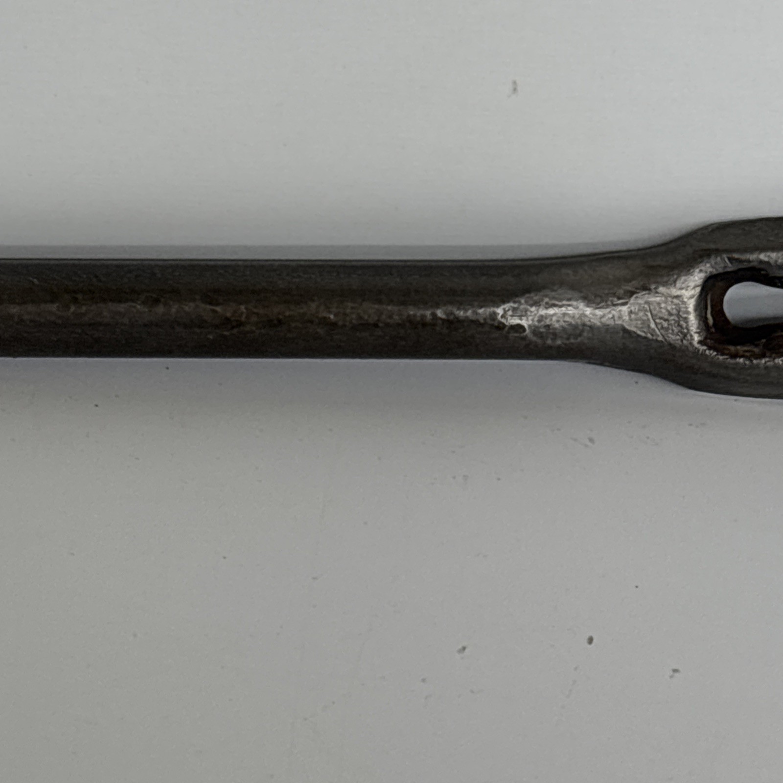 Vintage 10” Solid Steel Pry Bar Nail Puller Wrecking Tool